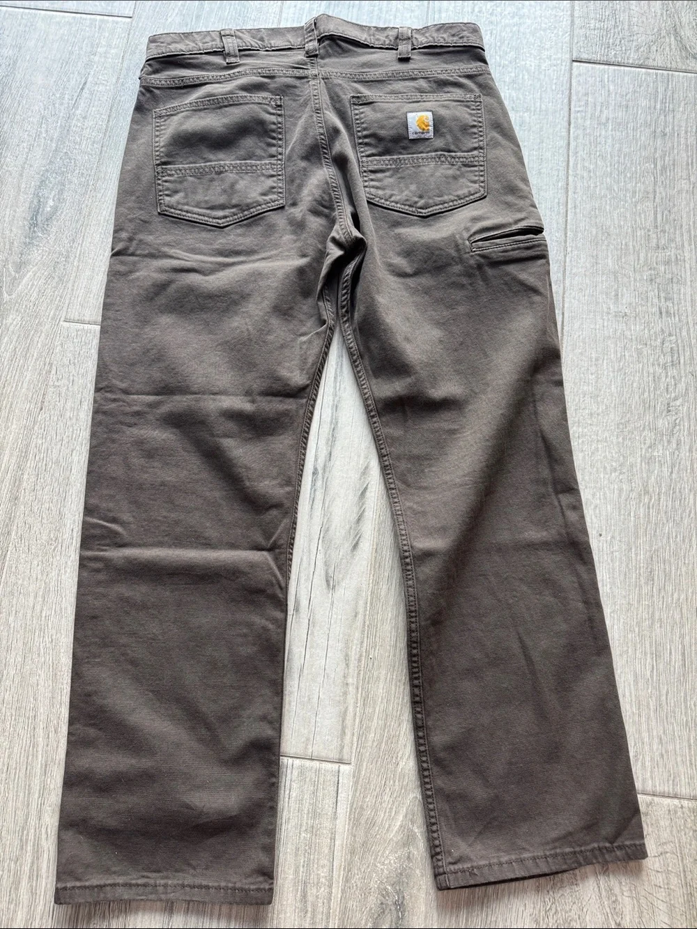 Carhartt Men's Relaxed Fit Brown Work Pants